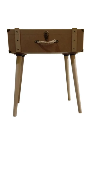 MDF Dekoratif Bavul Sehpa - Resim 4