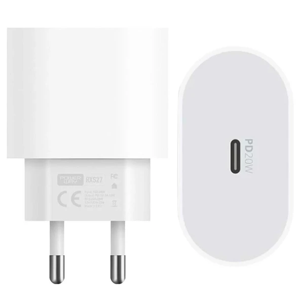 Powerway RXS27 20W Type-C Şarj Adaptörü - Kablo Seti - Resim 2