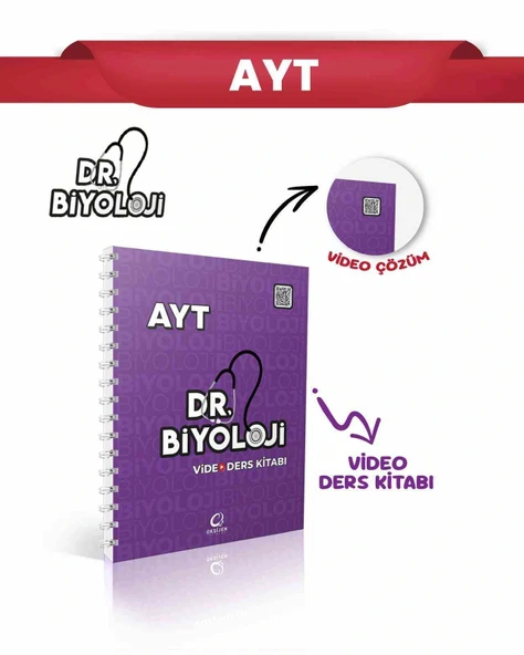 Dr.biyoloji Ayt Video Ders Kitabı ürün görseli 1
