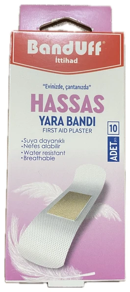 BANDUFF HASSAS YARA BANDI 10LU ürün görseli 1