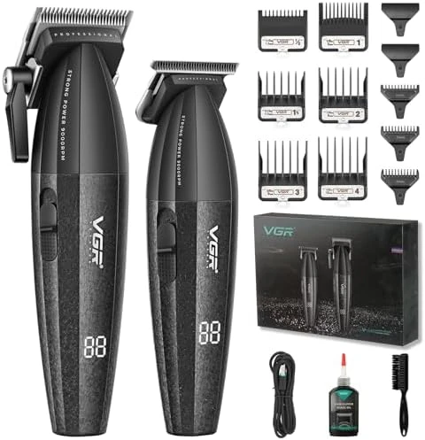 VGR V-640 Profesyonel Saç Kesme Makinesi – 9000 RPM, Paslanmaz Çelik, USB Şarj ürün görseli 1