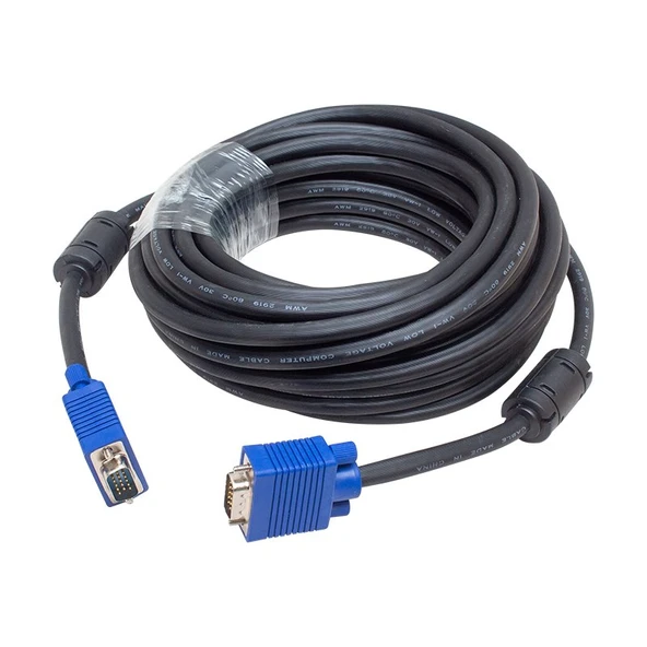 Powermaster 15 Pin Erkek/Erkek 20 Metre VGA Kablo ürün görseli 1