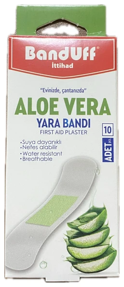 BANDUFF ALOE VERA YARA BANDI 10LU ürün görseli 1