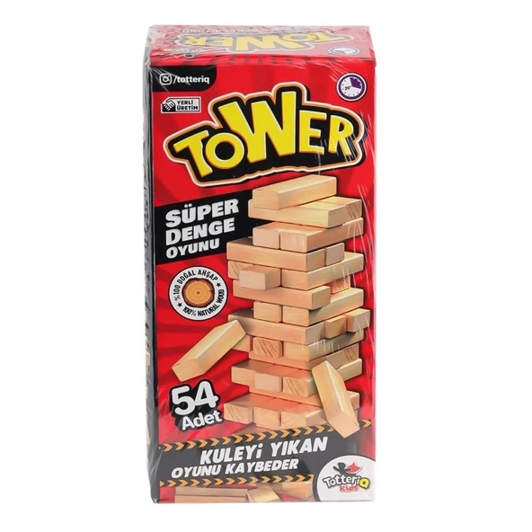 Mey İthalat® 7314 Tower Denge Oyunu 54 Parça ürün görseli 1
