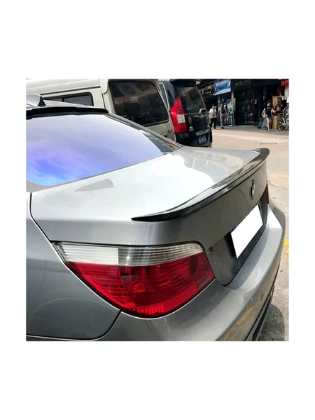 Bmw E60 Uyumlu Ince Plastik Parlak Siyah Spoiler ürün görseli 1