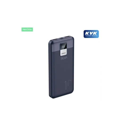 Rova PWS601 Power Bank Hızlı Şarj Göstergeli PD 10.000 MAh 22.5w Destekli KVK Garantili ürün görseli 1