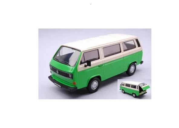 Motormax Volkswagen Type 2 (T3) Yeşil ve Bej "Timeless Legends" Series 1/24 Model Araç ürün görseli 1