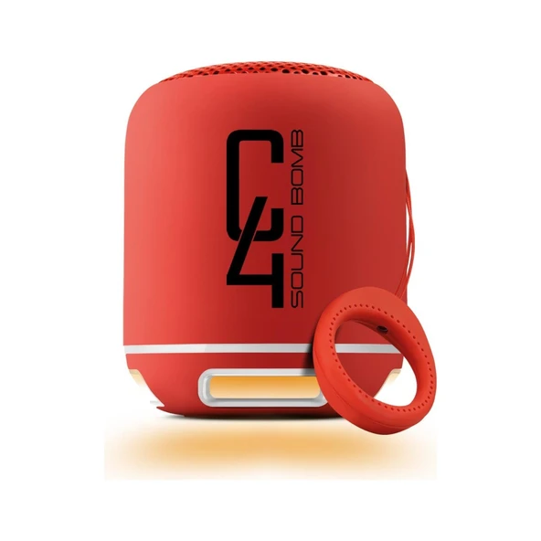 Powerway C4 Taşınabilir Led Işıklı Bluetooth Hoparlör ürün görseli 1