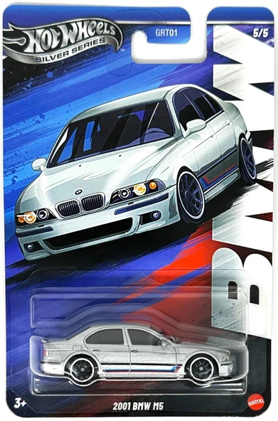 Hot Wheels Silver Series 2001 BMW M5 GRT01 JBY58 ürün görseli 1