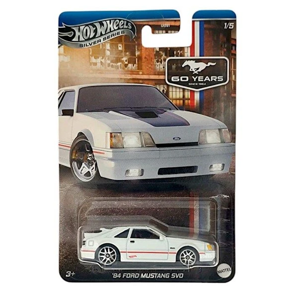 Hot Wheels Silver Series  84 Ford Mustang SVO GRT01 JBY50 ürün görseli 1