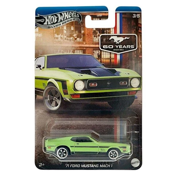 Hot Wheels Silver Series 71 Ford Mustang Mach 1 GRT01 JBY52 ürün görseli 1