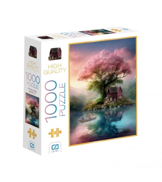 Pembe Ağaç Puzzle 1000 Parça ürün görseli 1
