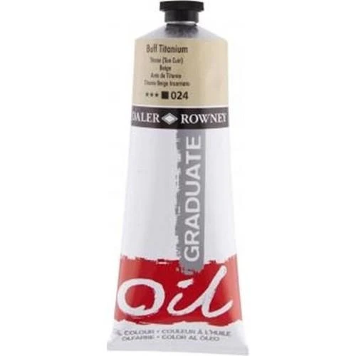 Daler Rowney Graduate Yağlı Boya 200ML 024 Buff Titanium ürün görseli 1