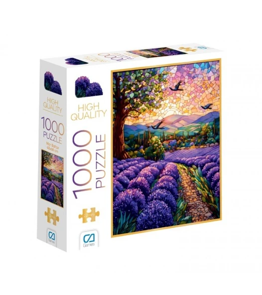Mor Bahçe Puzzle 1000 Parça ürün görseli 1