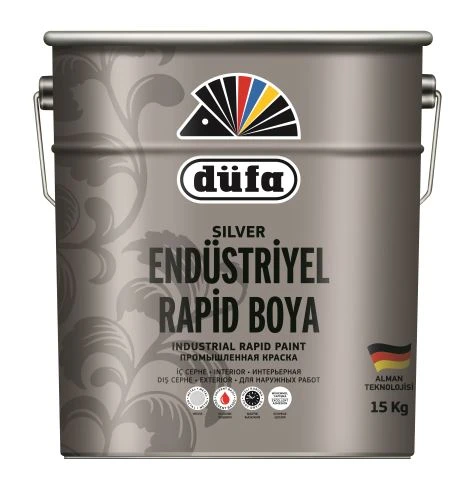Düfa Rapid Endüstriyel Boya Metalik Gri 2,5 Kg ürün görseli 1