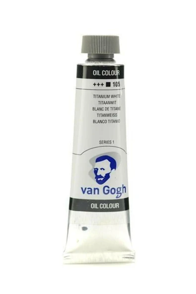 Talens Van Gogh Yağlı Boya 40 Ml. 105 Titanium White ürün görseli 1