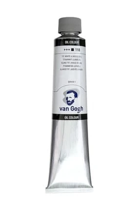 Talens Van Gogh Yağlı Boya 40 ml. 118 Titanium White (Linseed Oil) ürün görseli 1