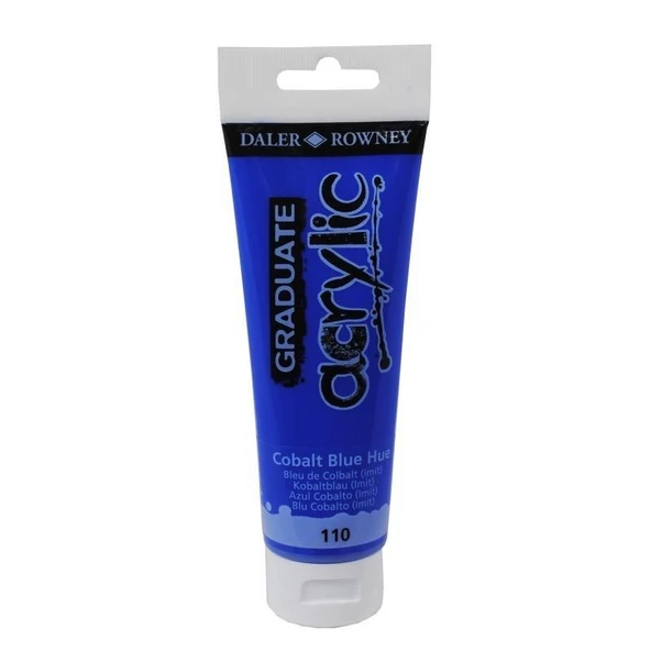 Daler Rowney Graduate 110 Akrilik Boya 120ml Cobalt Blue Hue ürün görseli 1