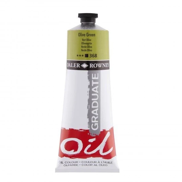 Daler Rowney Graduate Yağlı Boya 200ml 368 Olive Green ürün görseli 1