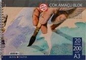 talens çok amaçlı blok 20 yaprak 200 gr A3 ürün görseli 1