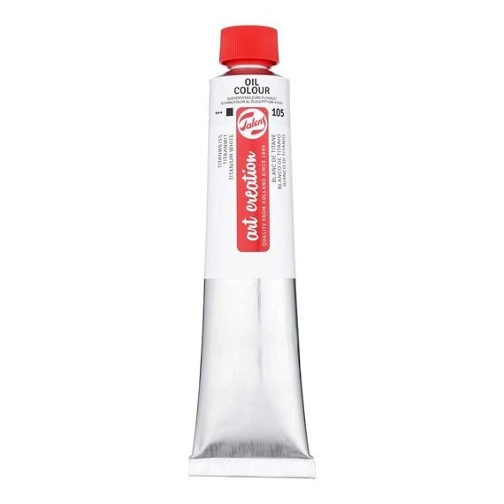 TALENS ART CREATİON 105 Yağlı Boya Tüp 200 ml Titanium White ürün görseli 1