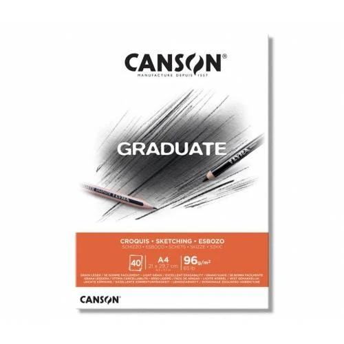 Canson SKETCH-ESKİZ 40 YAPRAK 21x29.7 96 g/m DEFTER ürün görseli 1