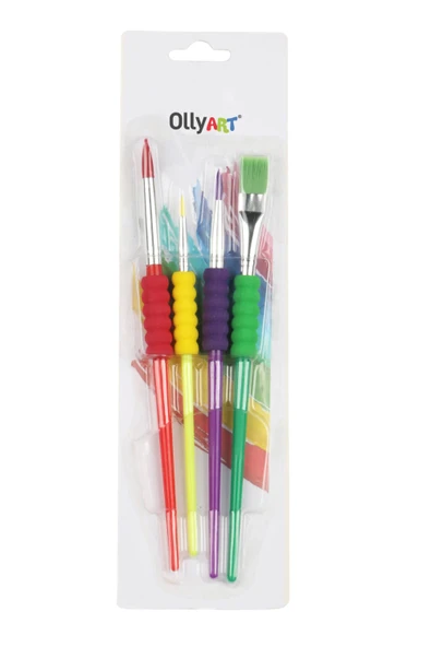 Ollyart Sulu Boya Fırça Seti 4 lü ürün görseli 1