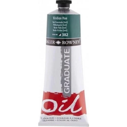 Daler Rowney Graduate Yağlı Boya 200 ml 382 Viridian Hue ürün görseli 1