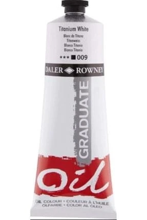 Daler Rowney Graduate Yağlı Boya 200ml 009 Titanium White ürün görseli 1