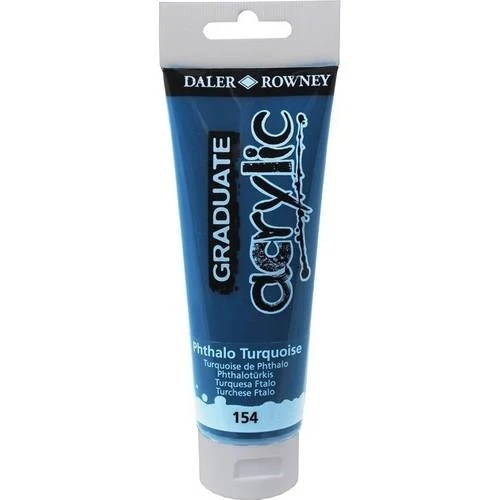 Daler Rowney Akrilik Boya 120 ML-154 Phthalo Turquiose ürün görseli 1