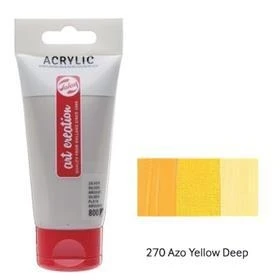 Talens Artcreation Akrilik Boya 75ml - N:270 Azo Yellow Deep ürün görseli 1