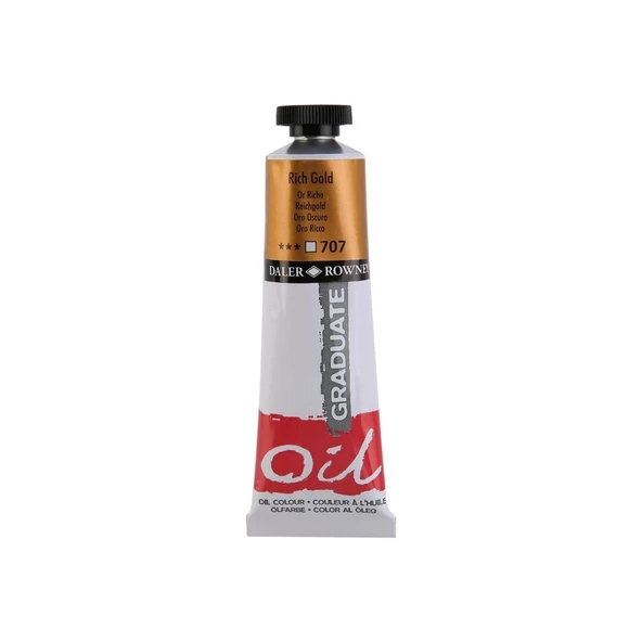 Daler Rowney Yağlı Boya Grad 38Ml-707 Rıch Gold ürün görseli 1