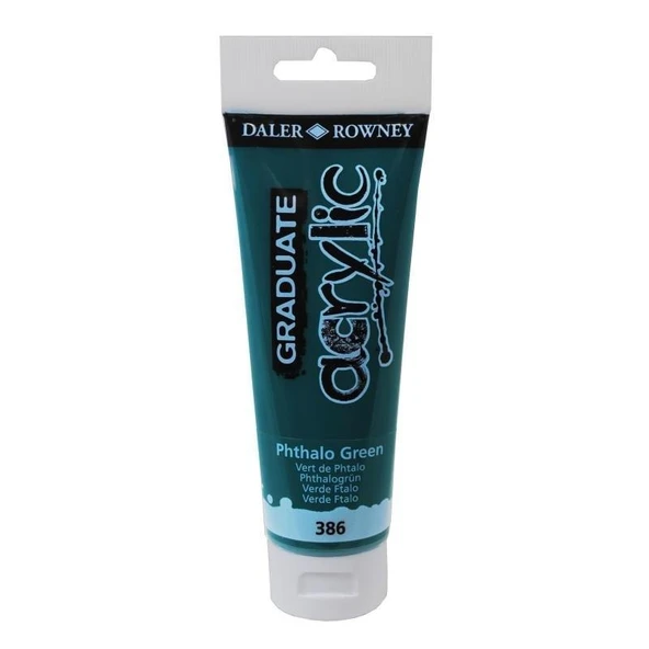 Daler Rowney375 Graduate Akrilik Boya 120ml Phthalo Green ürün görseli 1