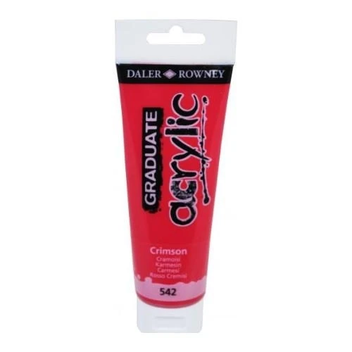 Daler Rowney 120 Ml Graduate Akrilik Boya 542 Crimson ürün görseli 1
