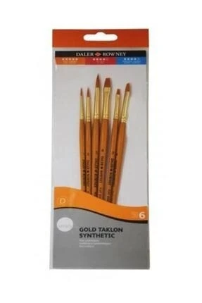 Daler Rowney Simply Gold Taklon Synthetic 4ü Fırça Seti KOD 700 ürün görseli 1