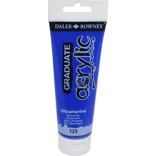 Daler Rowney Graduate Akrilik Boya 120ml Ultramarine ürün görseli 1