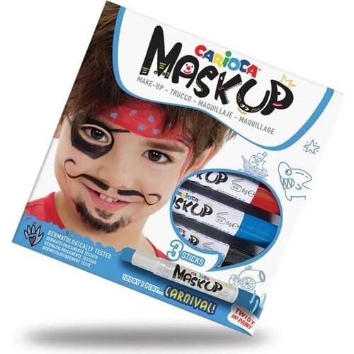 Carioca Yüz Boyası 3 Renk Animals 43050 maskup ürün görseli 1