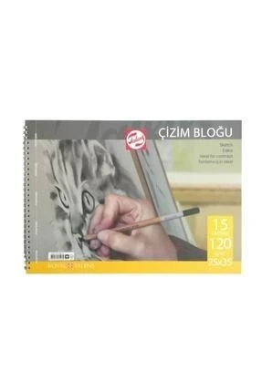 Talens Van Gogh Çizim Blok Spiralli 15 Yaprak 120 gr 25x35 ürün görseli 1