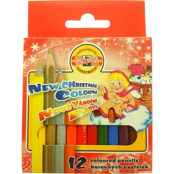 Koh-I Noor Mini Kuruboya Seti 12 Renk N:3622 ürün görseli 1