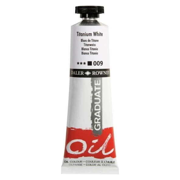 Daler Rowney Yağlı Boya Graduate 38 ML-009 Titanium White ürün görseli 1