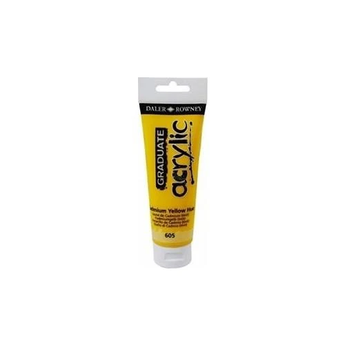Daler Rowney Akrilik Boya 120 ML-605 Cadmium Yellow Hue ürün görseli 1