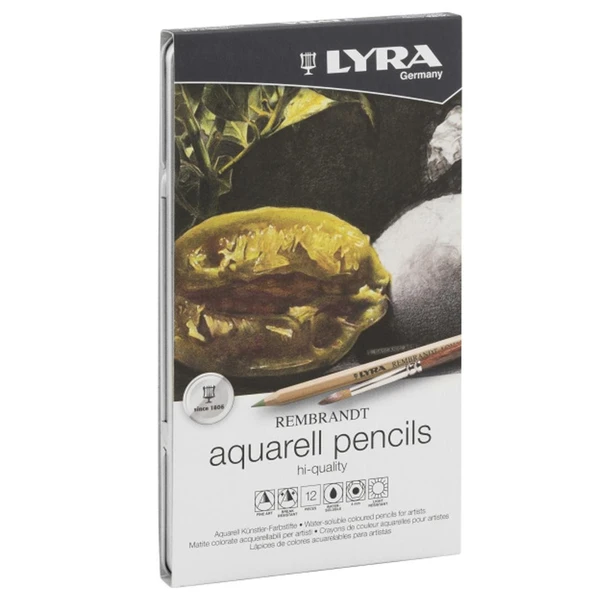 Lyra Rembrandt Aquarell 12li Metal Kutu Boya ürün görseli 1