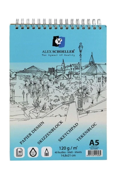 ALX.A5 120 GR 40.LI ESKİZ SPR. BLOK ALX0285 ürün görseli 1