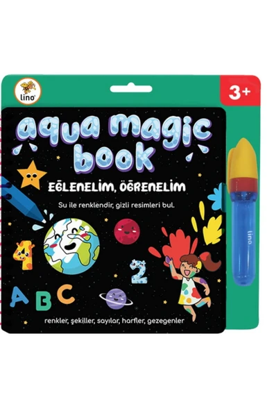 LİNO AQUA MAGİC BOOK EĞLENELİM, ÖĞRENELİM (SİHİRLİ BOYAMA KİTABI) ürün görseli 1