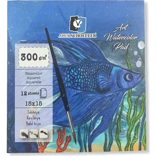 ALX.15X15 300GR 12Lİ YPŞ ART SULU BOYA DF.ALX-8837 ürün görseli 1