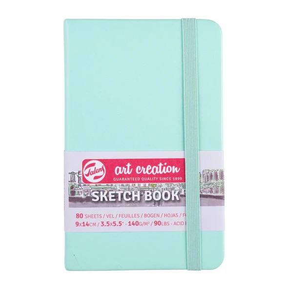 Talens Art Creation Sketch Book Eskiz Defteri 80 Yaprak 140 g 13x21 cm Taze Nane yeşil ürün görseli 1