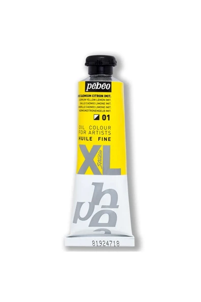 Pebeo Huile Fine Xl Yağlı Boya 37ml 01 Lemon Cadmium Yellow Hue ürün görseli 1