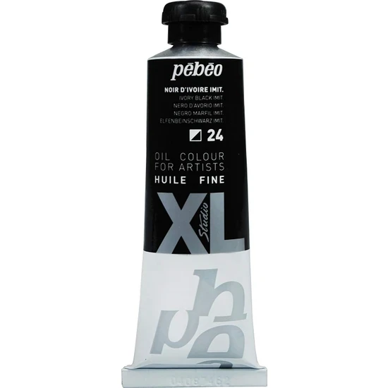 Pebeo Huile Fine XL Yağlı Boya 37ml 24 Ivory Black ürün görseli 1