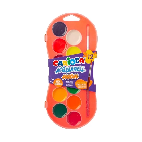 CARİOCA SULU BOYA 30 MM.12'Lİ NEON ürün görseli 1
