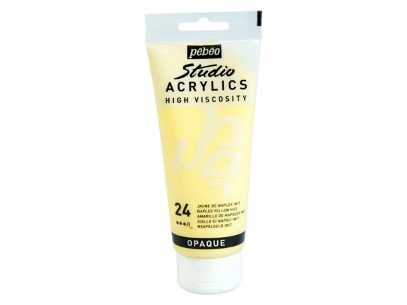 Pebeo Studio Akrilik Boya 100 ml Naples Yellow 24 ürün görseli 1